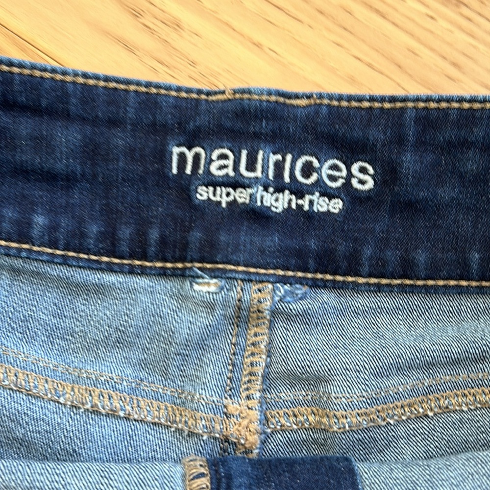 NWOT Maurice’s super high rise xl jeans - Picture 3 of 5